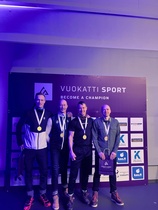 Suomen joukkueessa hiihtivät RU:sta Vesa Tiihonen ja Jani Tilaéus.