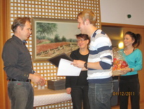 Harri Korhonen valittiin 2011 Vuoden Seuratyöntekijäksi.